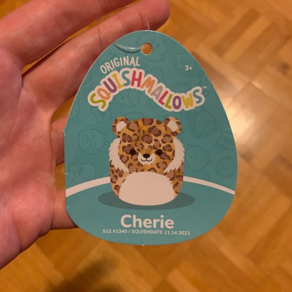 12 inch Cherie Squishmallow Sabertooth Tiger - Picture 2 of 2